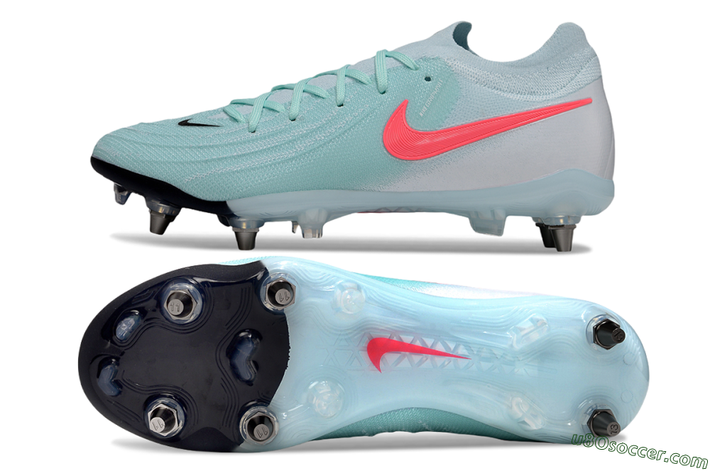 Nike Phantom GX 2 Elite SG Soft Ground Soccer Cleats - Jade/Pink/Blue 0