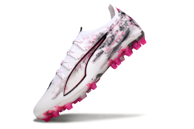 Puma Ultra 5 Ultimate FG Firm Ground Soccer Cleats - White/Pink/Black