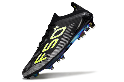 Adidas F50+ Elite Lightstrike Pro FG Firm Ground Soccer Cleats - Black/White/Yellow