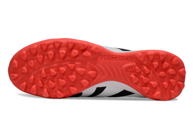Adidas Predator Elite Foldover Tongue TF Artificial Turf Soccer Shoes - Black/White/Red