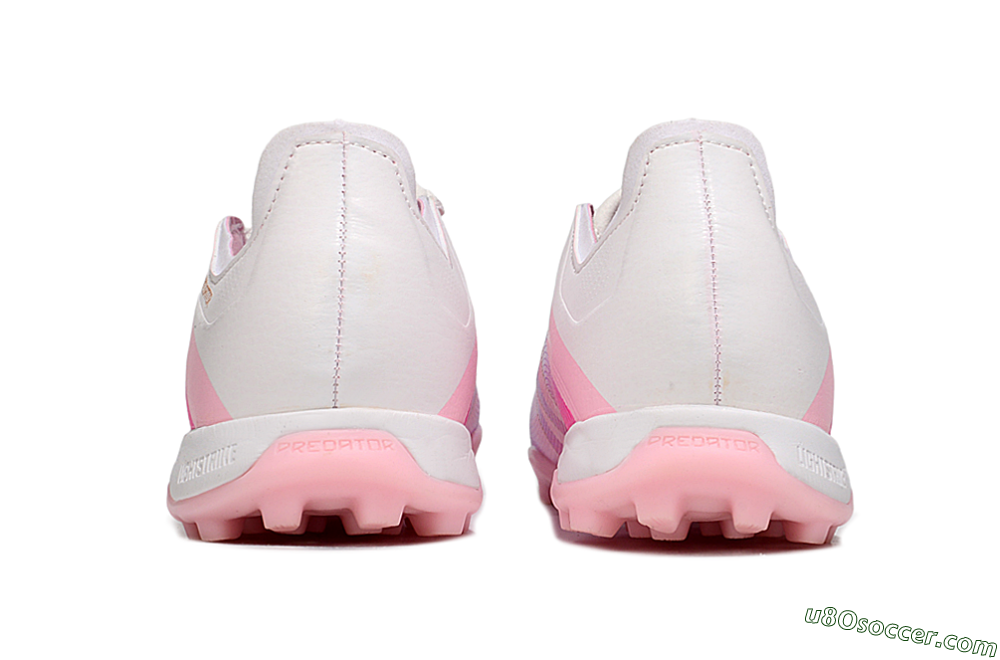 Adidas Predator Elite Foldover Tongue TF Artificial Turf Soccer Shoes - Pink/Purple/Gold 6