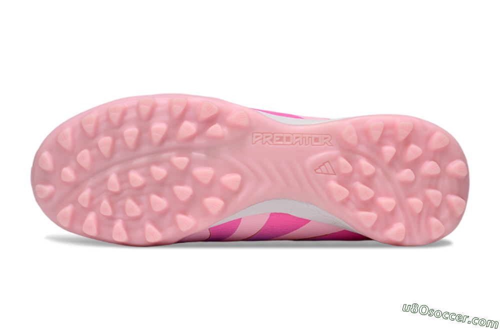 Adidas Predator Elite Foldover Tongue TF Artificial Turf Soccer Shoes - Pink/Purple/Gold 7