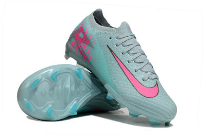 Nike Air Zoom Mercurial Vapor 16 Elite FG Firm Ground Soccer Cleats - Jade/Pink/Silver