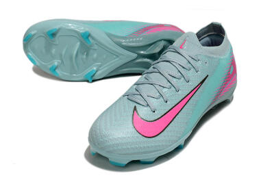 Nike Air Zoom Mercurial Vapor 16 Elite FG Firm Ground Soccer Cleats - Jade/Pink/Silver