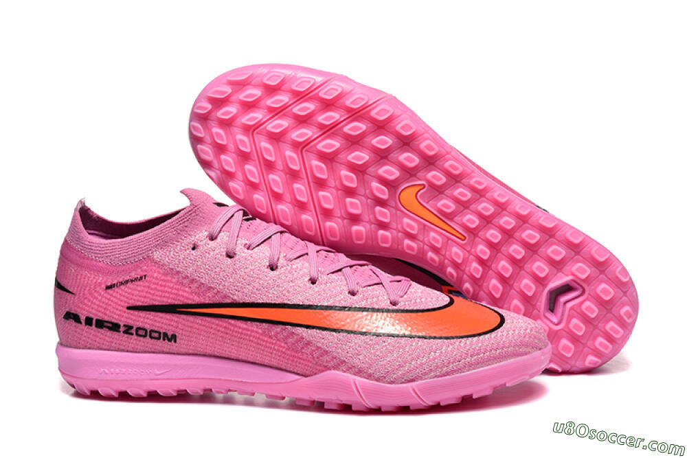 Nike Air Zoom Mercurial Vapor 16 Elite TF Artificial Turf Soccer Shoes - Pink/Red/Black 1