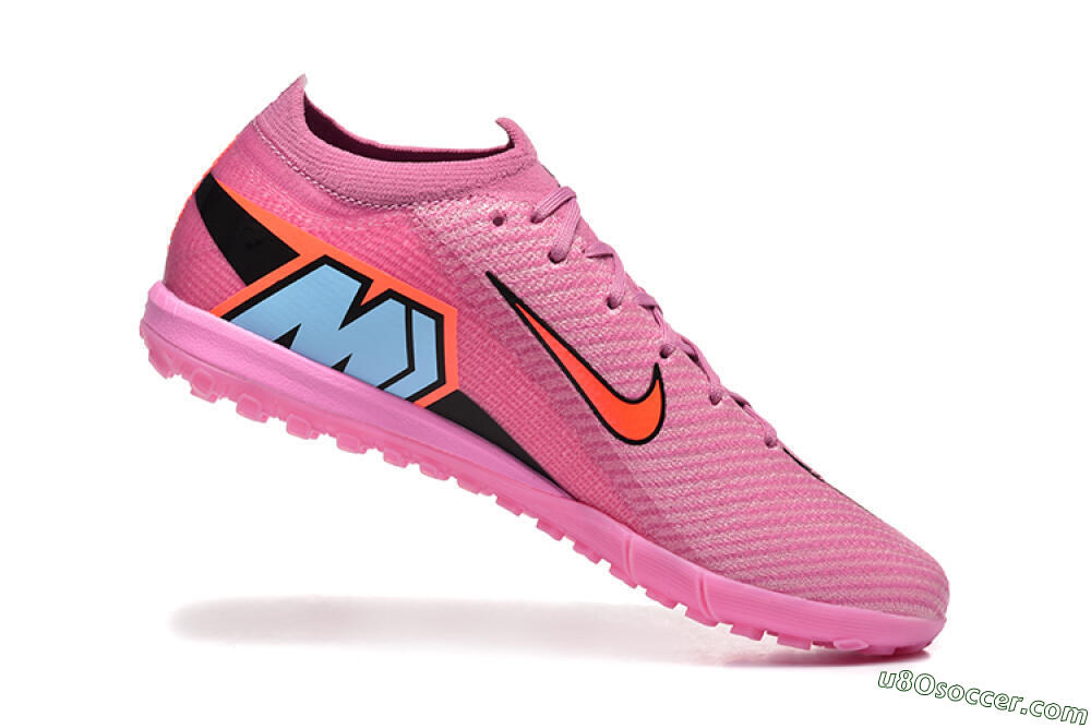 Nike Air Zoom Mercurial Vapor 16 Elite TF Artificial Turf Soccer Shoes - Pink/Red/Black 7