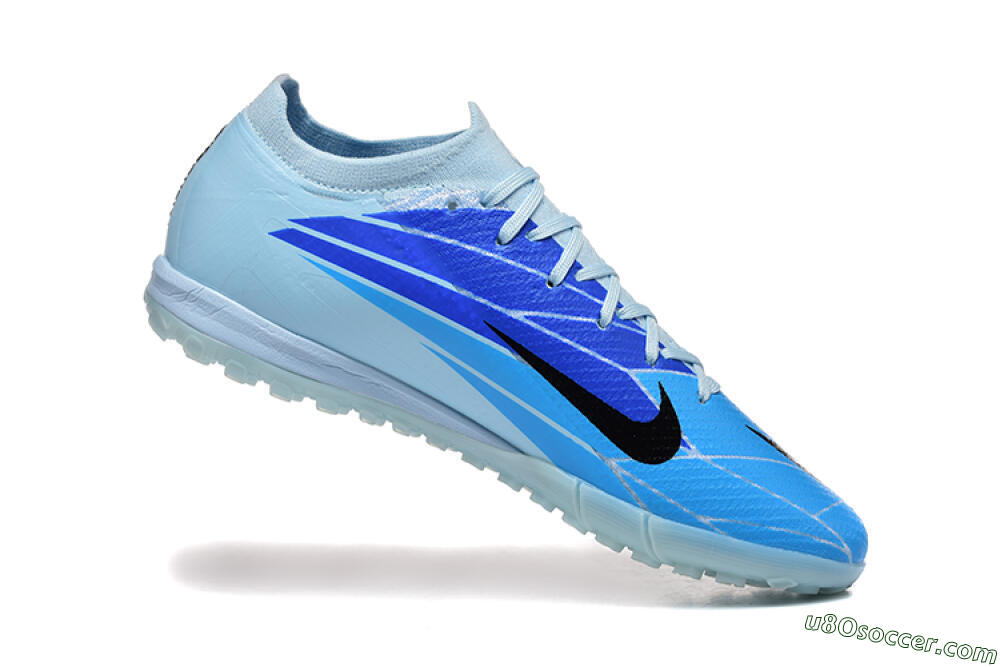 Nike Air Zoom Mercurial Vapor 16 Elite TF Artificial Turf Soccer Shoes - Jade/Blue/Black 7