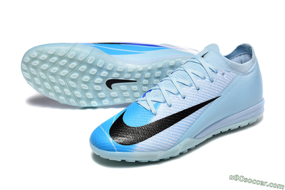 Nike Air Zoom Mercurial Vapor 16 Elite TF Artificial Turf Soccer Shoes - Jade/Blue/Black 3