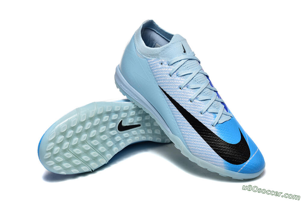 Nike Air Zoom Mercurial Vapor 16 Elite TF Artificial Turf Soccer Shoes - Jade/Blue/Black 4
