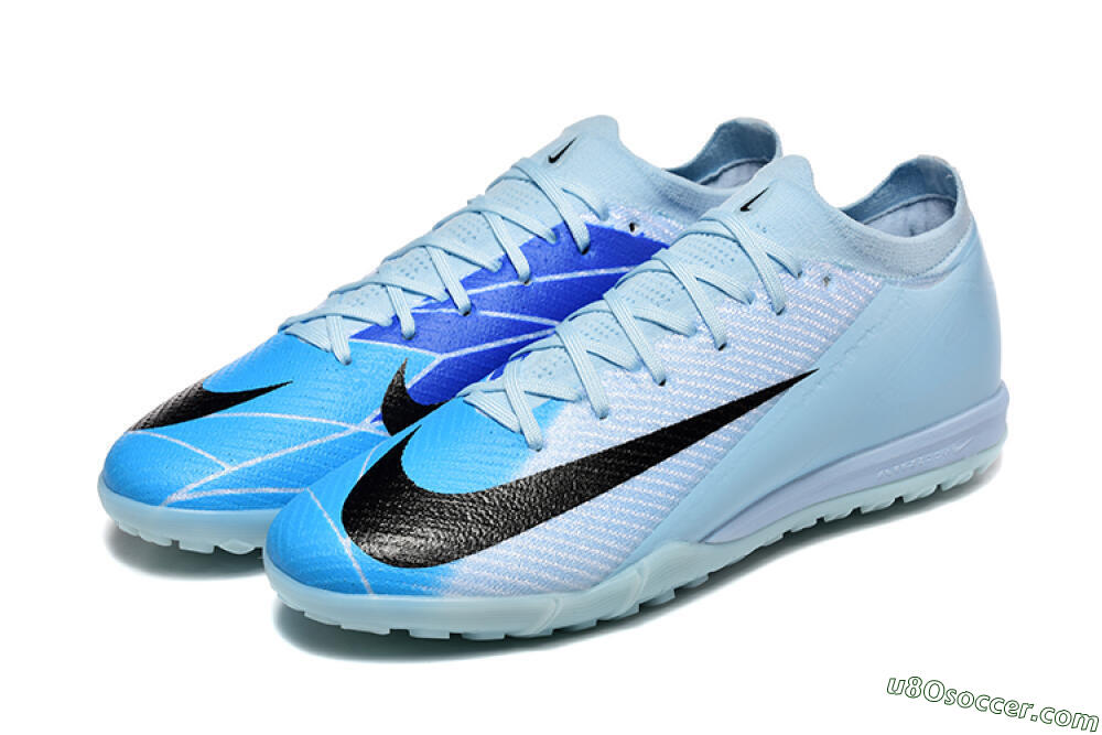 Nike Air Zoom Mercurial Vapor 16 Elite TF Artificial Turf Soccer Shoes - Jade/Blue/Black 5