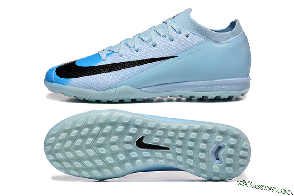 Nike Air Zoom Mercurial Vapor 16 Elite TF Artificial Turf Soccer Shoes - Jade/Blue/Black 0