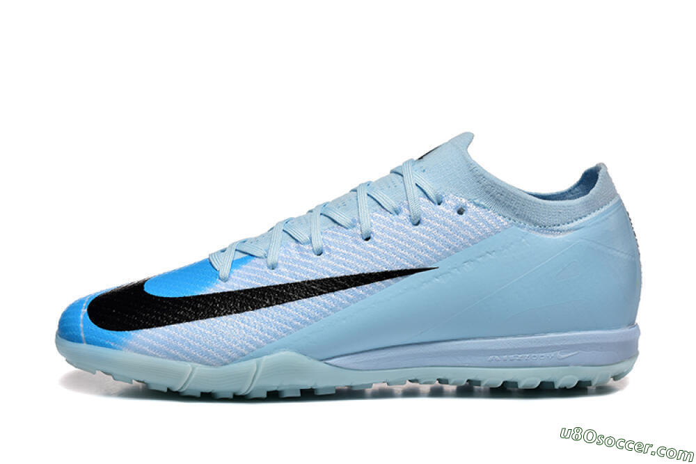 Nike Air Zoom Mercurial Vapor 16 Elite TF Artificial Turf Soccer Shoes - Jade/Blue/Black 2
