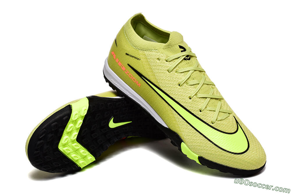 Nike Air Zoom Mercurial Vapor 16 Elite TF Artificial Turf Soccer Shoes - Yellow/Black/Red 4