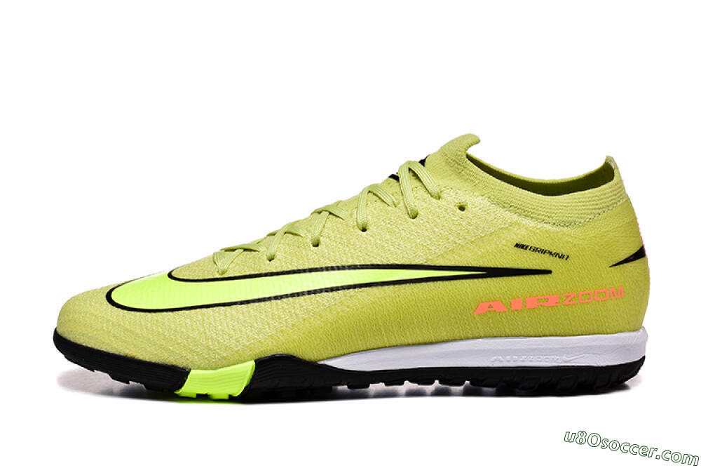 Nike Air Zoom Mercurial Vapor 16 Elite TF Artificial Turf Soccer Shoes - Yellow/Black/Red 2