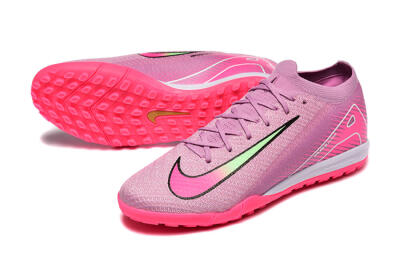 Nike Air Zoom Mercurial Vapor 16 Elite TF Artificial Turf Soccer Shoes - Pink/Yellow/White