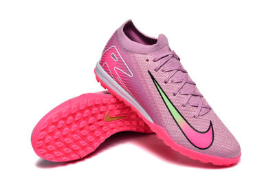 Nike Air Zoom Mercurial Vapor 16 Elite TF Artificial Turf Soccer Shoes - Pink/Yellow/White