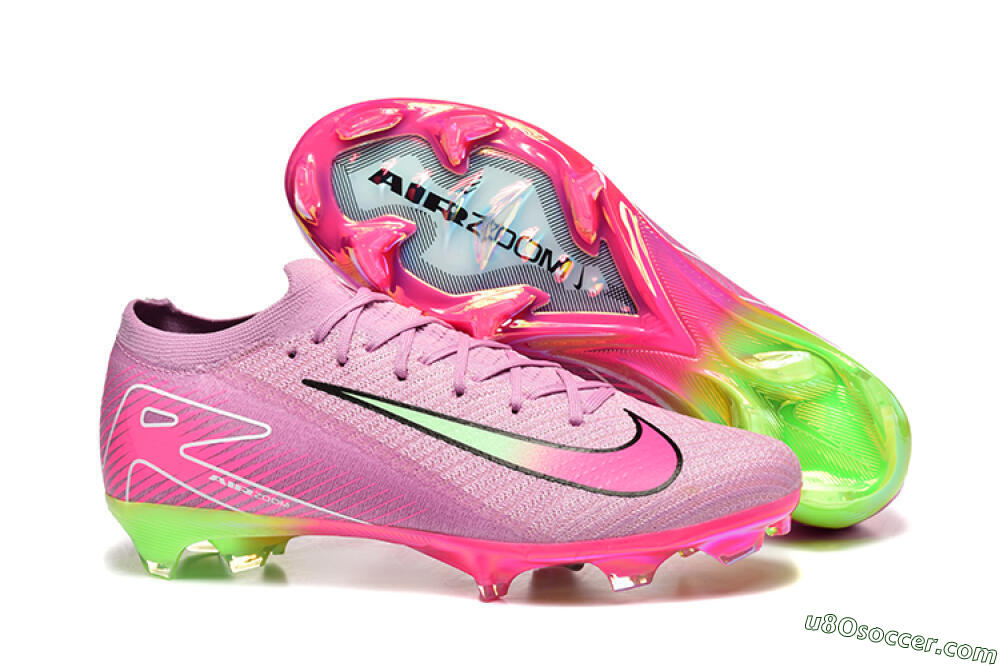 Nike Air Zoom Mercurial Vapor 16 Elite FG Firm Ground Soccer Cleats - Pink/Yellow/White 1