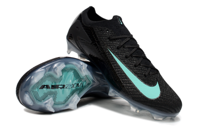 Nike Air Zoom Mercurial Vapor 16 Elite FG Firm Ground Soccer Cleats - Black/Jade
