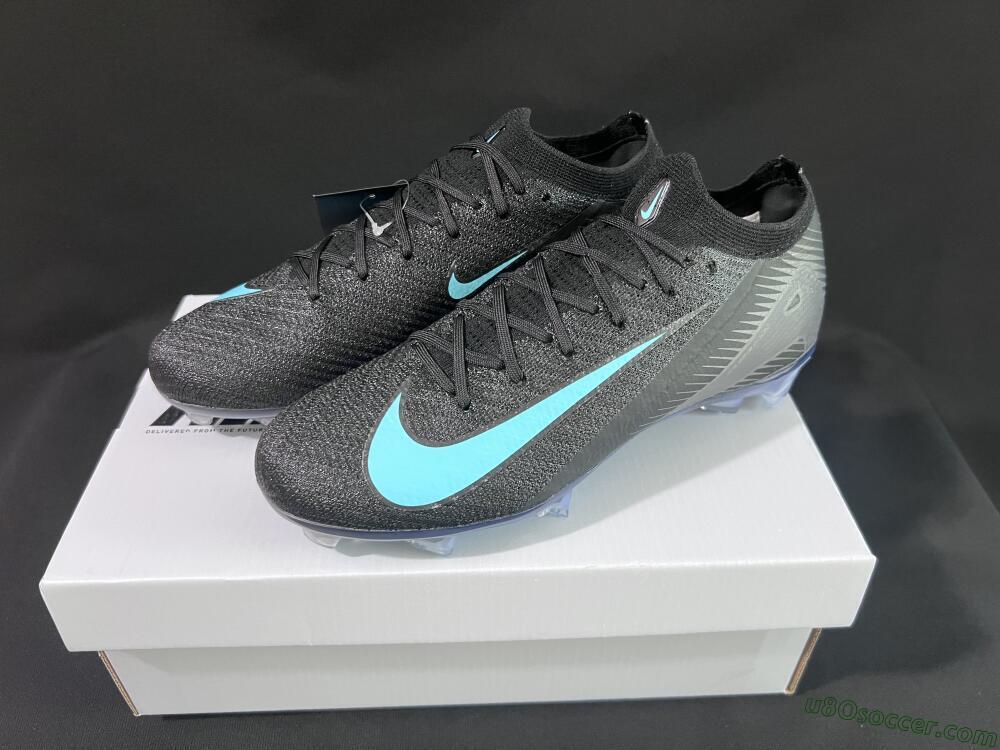 Nike Air Zoom Mercurial Vapor 16 Elite FG Firm Ground Soccer Cleats - Black/Jade