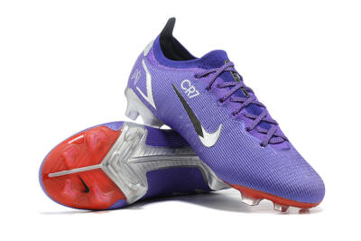 Nike Mercurial Vapor 14 Elite FG Firm Ground Soccer Cleats - Purple/Silver/Black
