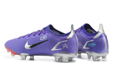 Nike Mercurial Vapor 14 Elite FG Firm Ground Soccer Cleats - Purple/Silver/Black