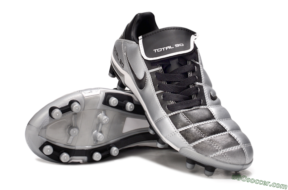 Nike Total 90 III FG Firm Ground Soccer Cleats - Black/Silver/White 4