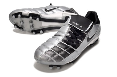 Nike Total 90 III FG Firm Ground Soccer Cleats - Black/Silver/White
