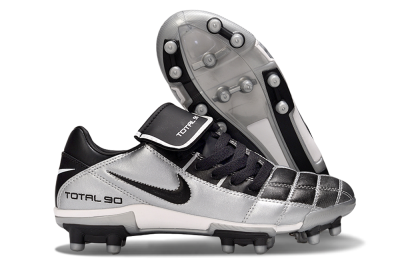 Nike Total 90 III FG Firm Ground Soccer Cleats - Black/Silver/White
