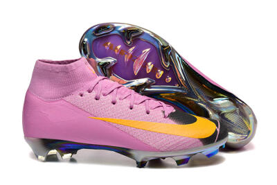 Nike Air Zoom Mercurial Superfly 10 Elite FG Firm Ground Soccer Cleats - Pink/Black/Yellow