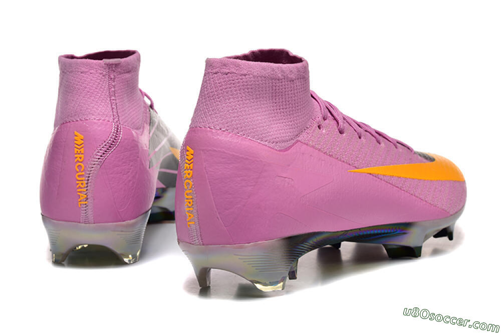 Nike Air Zoom Mercurial Superfly 10 Elite FG Firm Ground Soccer Cleats - Pink/Black/Yellow 9