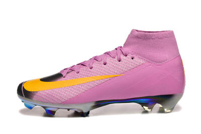 Nike Air Zoom Mercurial Superfly 10 Elite FG Firm Ground Soccer Cleats - Pink/Black/Yellow