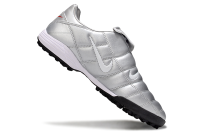 Nike Total 90 III TF Artificial Turf Soccer Shoes - Silver/White/Black