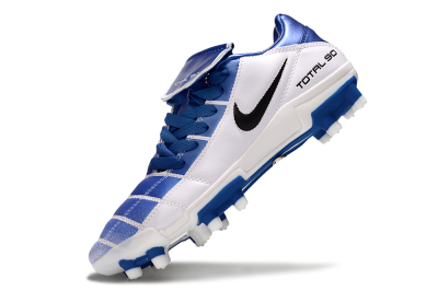 Nike Total 90 III FG Firm Ground Soccer Cleats - Blue/White/Black