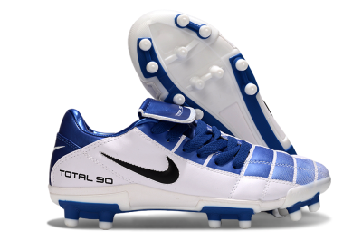 Nike Total 90 III FG Firm Ground Soccer Cleats - Blue/White/Black