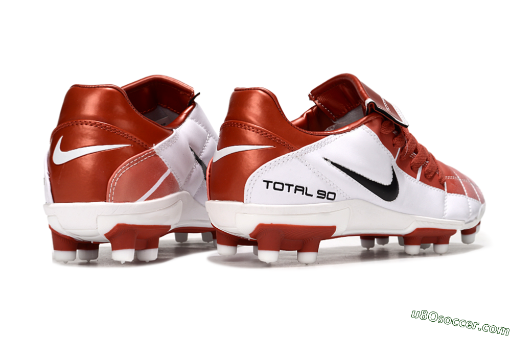 Nike Total 90 III FG Firm Ground Soccer Cleats - Red/White/Black 7
