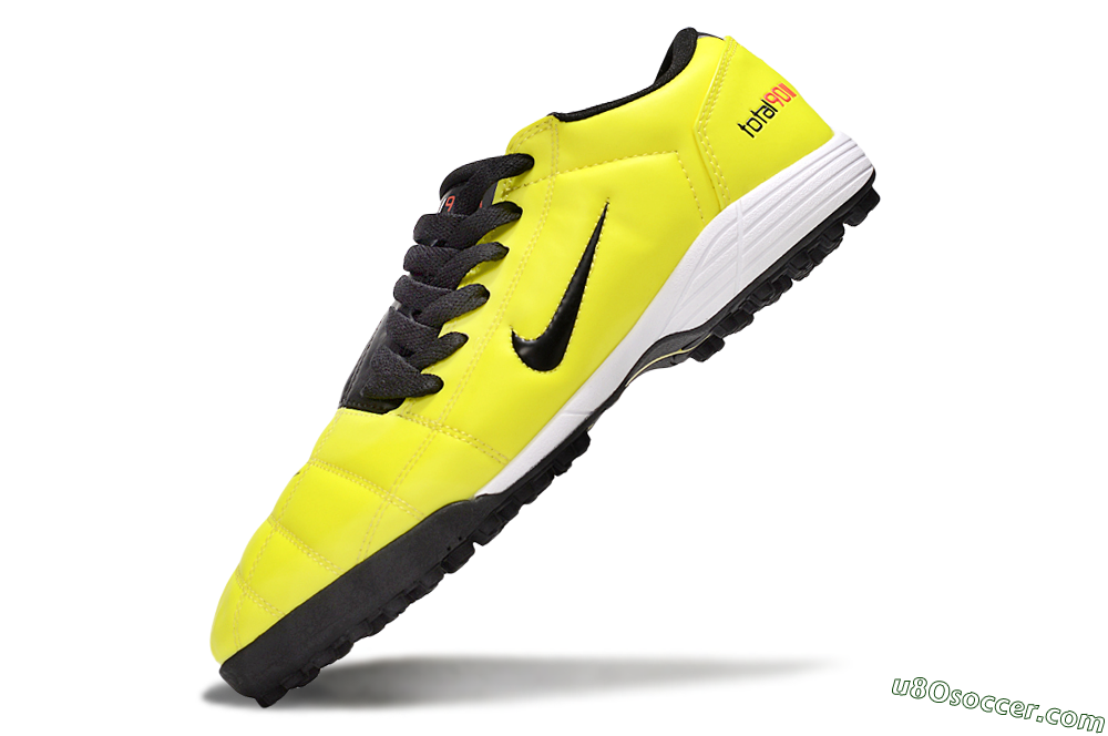 Nike Total 90 III TF Artificial Turf Soccer Shoes - Yellow/Black/White 6