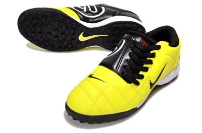 Nike Total 90 III TF Artificial Turf Soccer Shoes - Yellow/Black/White