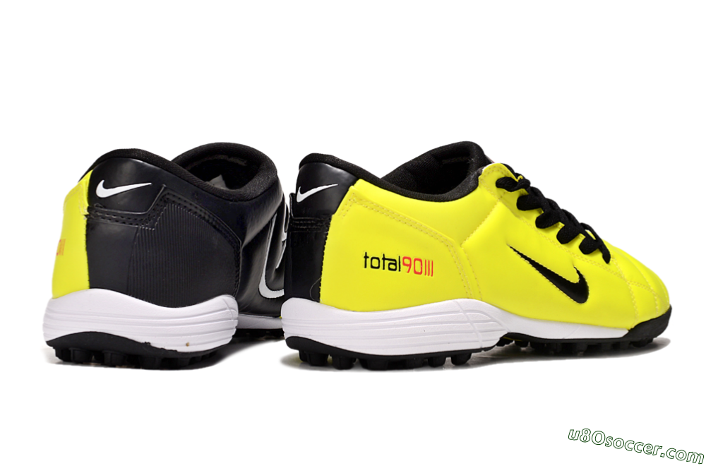 Nike Total 90 III TF Artificial Turf Soccer Shoes - Yellow/Black/White 7