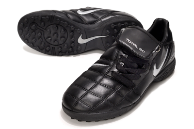 Nike Total 90 III TF Artificial Turf Soccer Shoes - Black/White