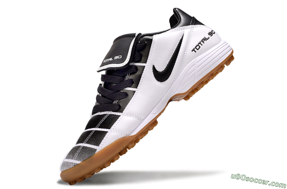 Nike Total 90 III TF Artificial Turf Soccer Shoes - Black/White/Brown 6