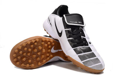 Nike Total 90 III TF Artificial Turf Soccer Shoes - Black/White/Brown