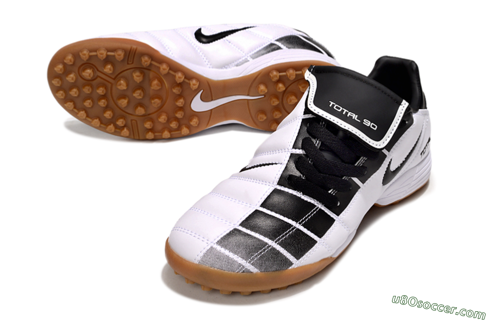 Nike Total 90 III TF Artificial Turf Soccer Shoes - Black/White/Brown 3