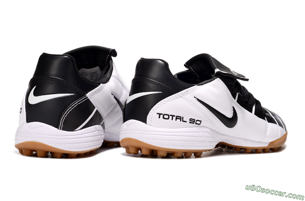 Nike Total 90 III TF Artificial Turf Soccer Shoes - Black/White/Brown 7