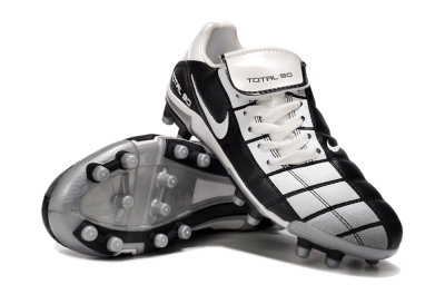Nike Total 90 III FG Firm Ground Soccer Cleats - White/Black/Red