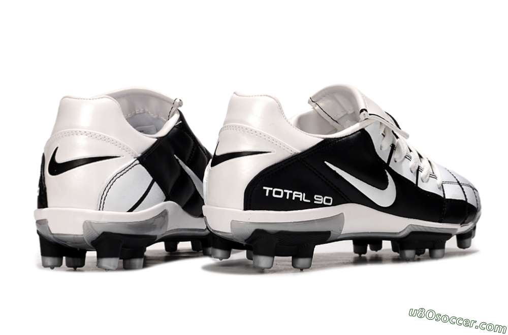 Nike Total 90 III FG Firm Ground Soccer Cleats - White/Black/Red 7