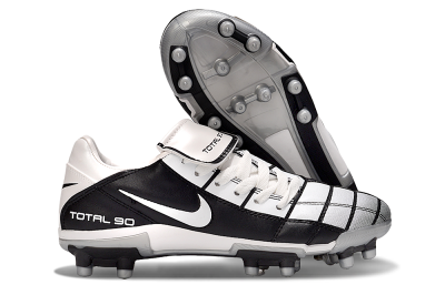 Nike Total 90 III FG Firm Ground Soccer Cleats - White/Black/Red