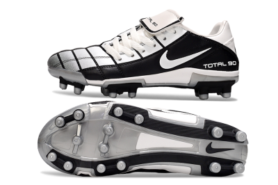Nike Total 90 III FG Firm Ground Soccer Cleats - White/Black/Red