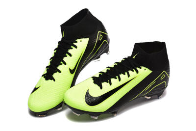 Nike Air Zoom Mercurial Superfly 10 Elite FG Firm Ground Soccer Cleats - Black/Yellow