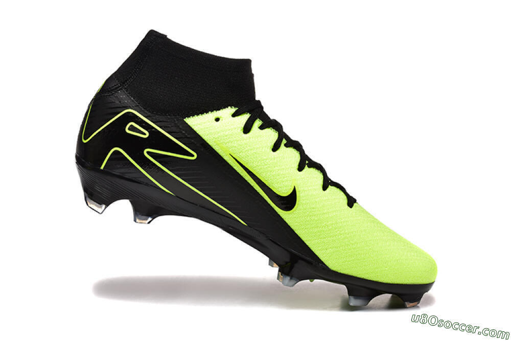 Nike Air Zoom Mercurial Superfly 10 Elite FG Firm Ground Soccer Cleats - Black/Yellow 7