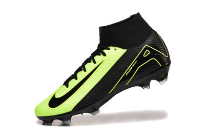 Nike Air Zoom Mercurial Superfly 10 Elite FG Firm Ground Soccer Cleats - Black/Yellow